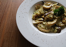 Kräuterseitling-Risotto