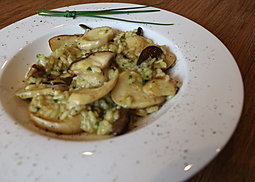 Kräuterseitling-Risotto