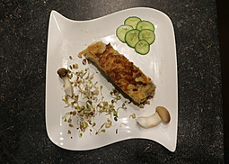 Pastete von Waldpilzen aus dem Römertopf