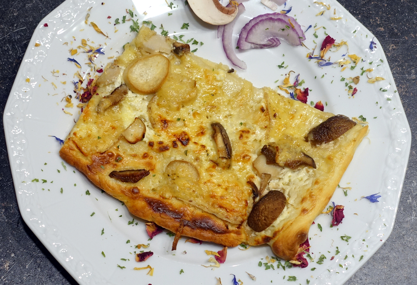 Pilzflammkuchen