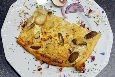 Pilzflammkuchen