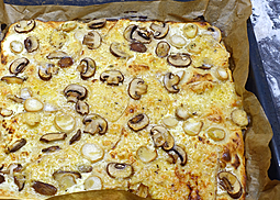 Pilzflammkuchen