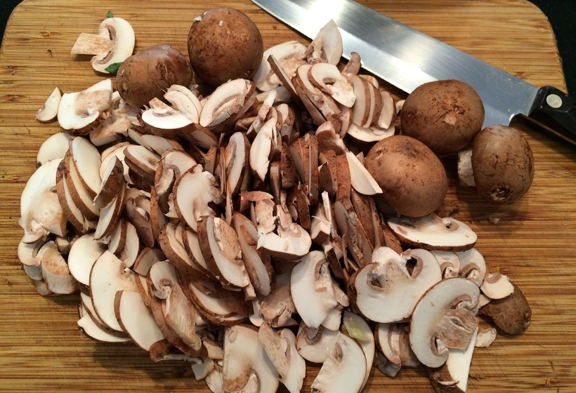 Champignons mit Rinderhack